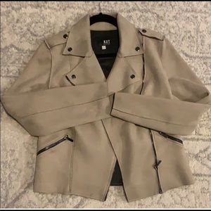KUT Faux Suede Moto Jacket